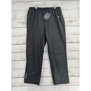 Helly Hansen Workwear Manchester Rain Pants Mens 3XL Black Mesh Lined NEW